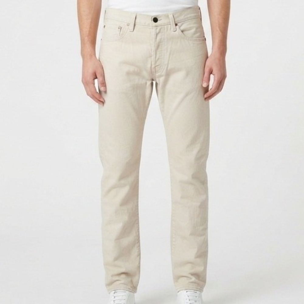 Levi's 569 Loose Straight Pants Mens 32x32 Beige Khaki Cotton Stretch Skater